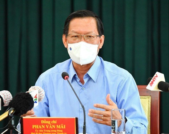 Ông Phan Văn Mãi làm Trưởng ban Chỉ đạo phòng chống dịch COVID-19 TP.HCM
